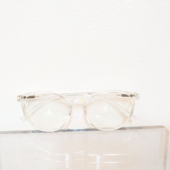 Clear Transparent Eye Glasses Frame Only, 51-20-140, Unbranded - Picture 1 of 10